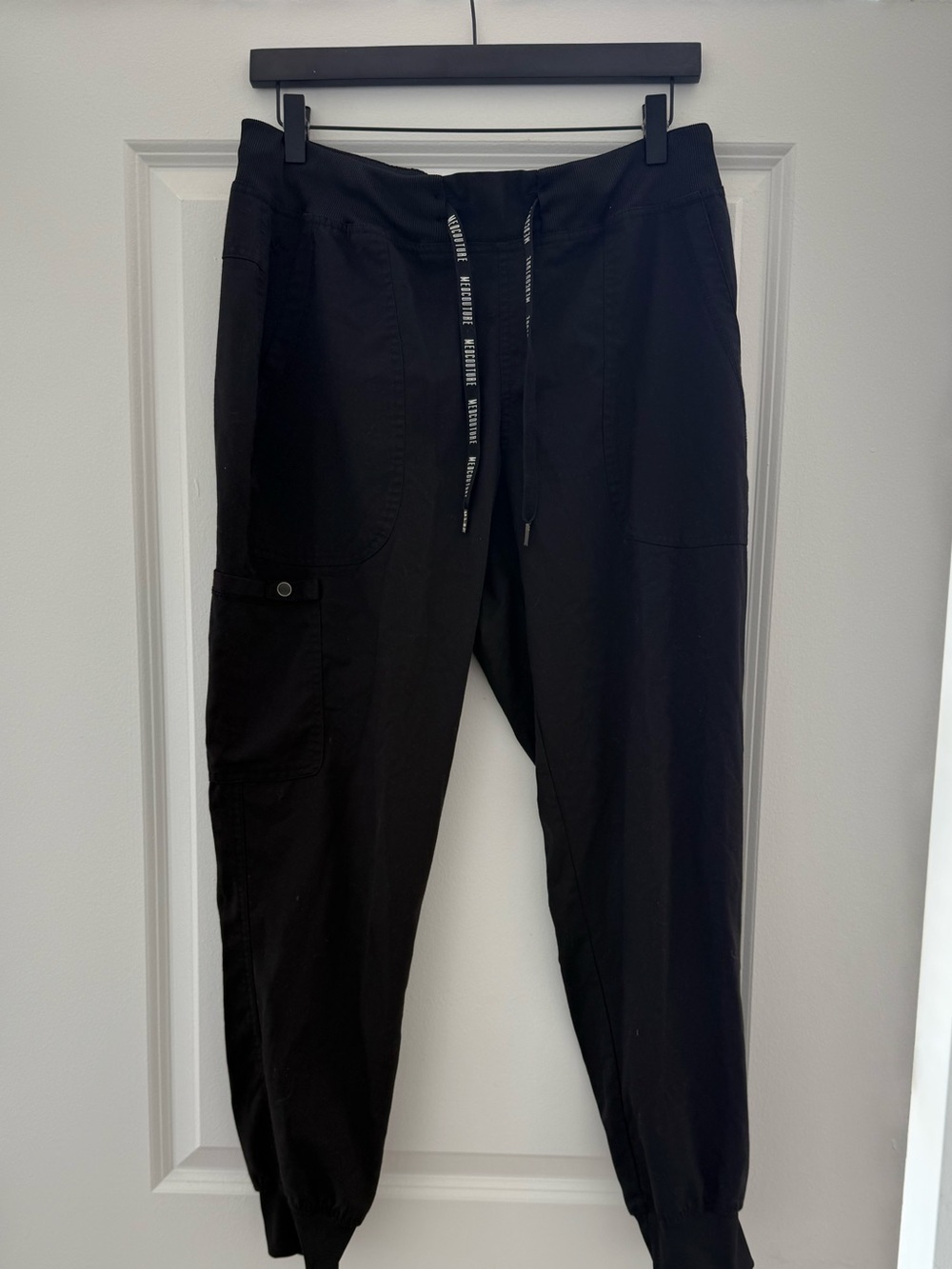 Med Couture Black Jogger Scrub Pant